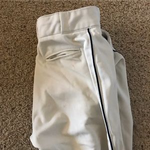 Large- Wilson navy piped baseball pants